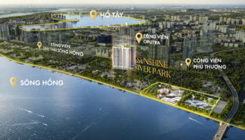 Sunshine River Park: Chuẩn Urban Resort bên đại lộ cảnh quan sông Hồng